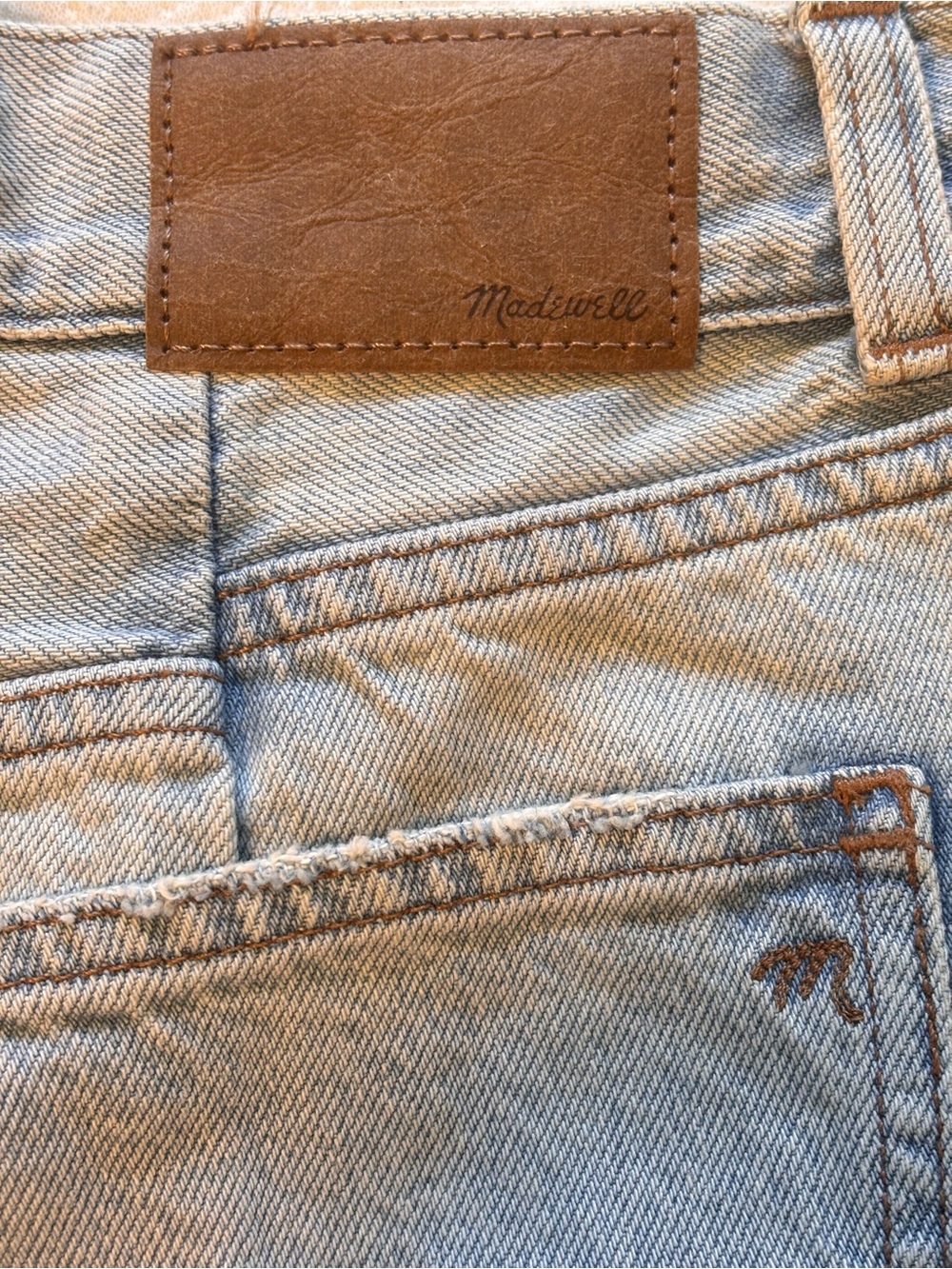 Madewell Superwide-Leg Jeans in Cather Wash Button-Front Edition Women’s Size 25 - Picture 10 of 15